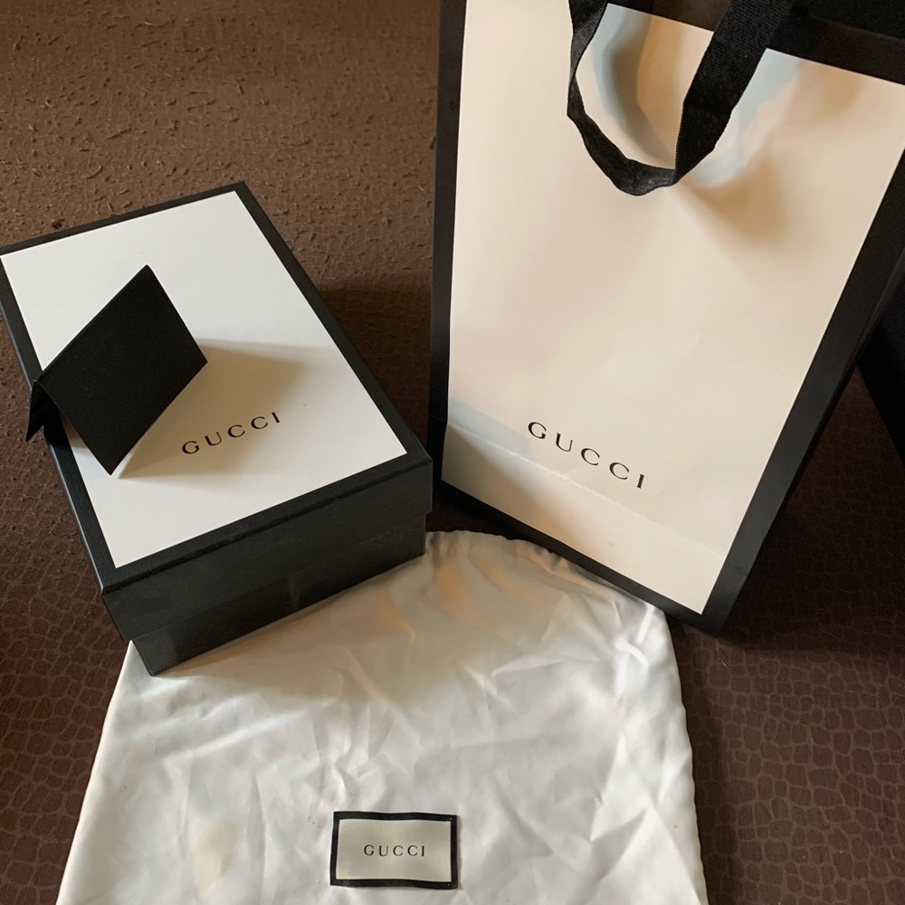 Gucci Drawstring Bag, Box, & Bag